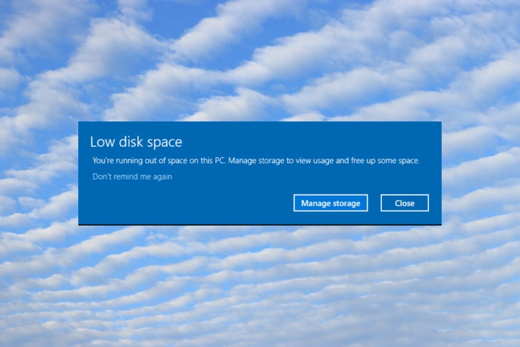 Free Up Disk Space