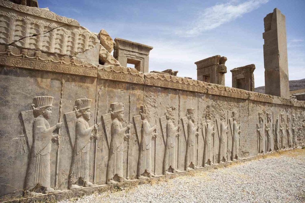 "Immortal Guards relief – iconic symbol of the Persian Empire in Western historical accounts"