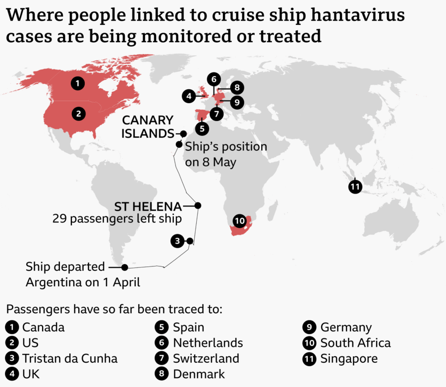 Hantavirus Map: Live Tracking, and High-Risk Zones Explained