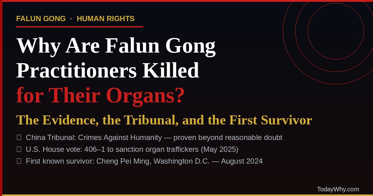 Why Are Falun Gong Practitioners Killed for Their Organs in China?