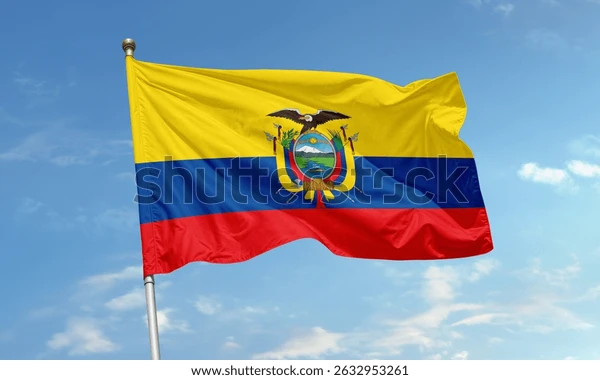 flag ecuador waves wind featuring 600w 2632953261