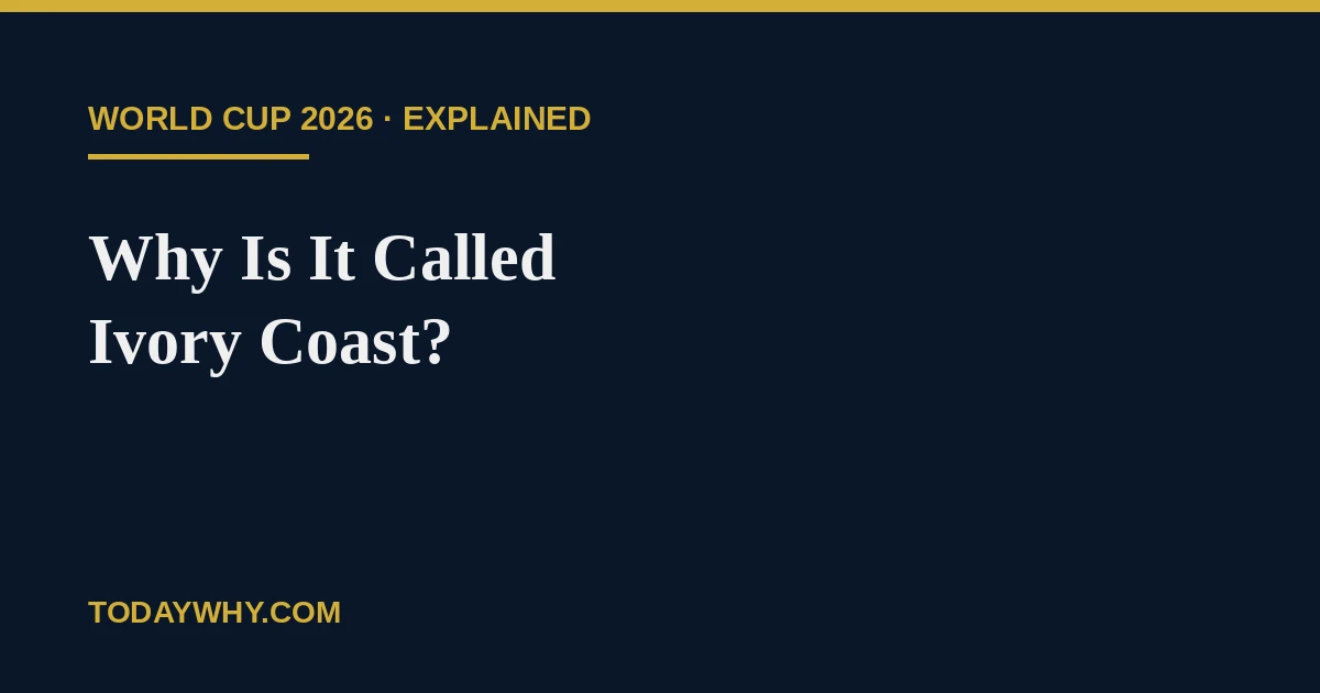 Why Is It Called Ivory Coast? The Name Explained 4 Why Is It Called Ivory Coast? The Name Explained