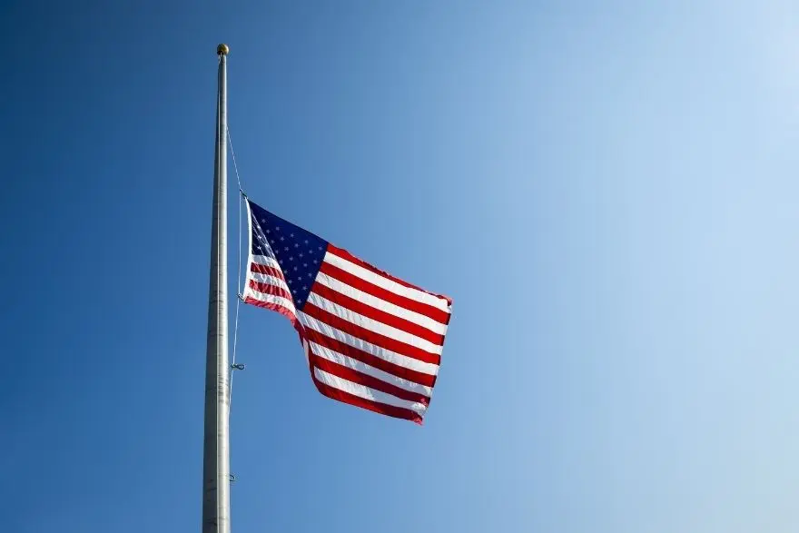 Why are flags at half mast today? Rules explained USA flags at half mast in 2026