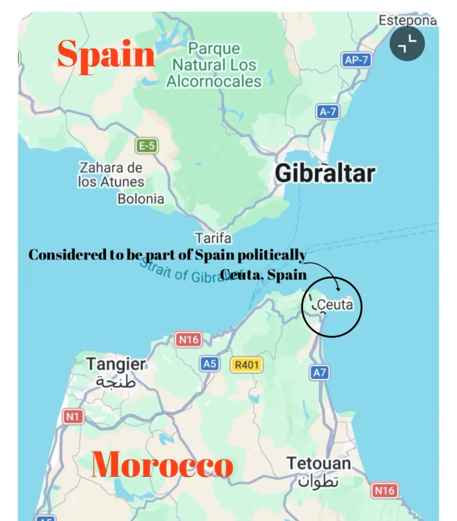 Gibraltar, Ceuta, Melilla: One strait, Two claims - Spain's border paradox 2 Gibraltar, Ceuta, Melilla: One strait, Two claims