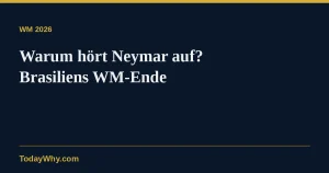 Warum hört Neymar auf? Brasiliens WM-Ende erklärt