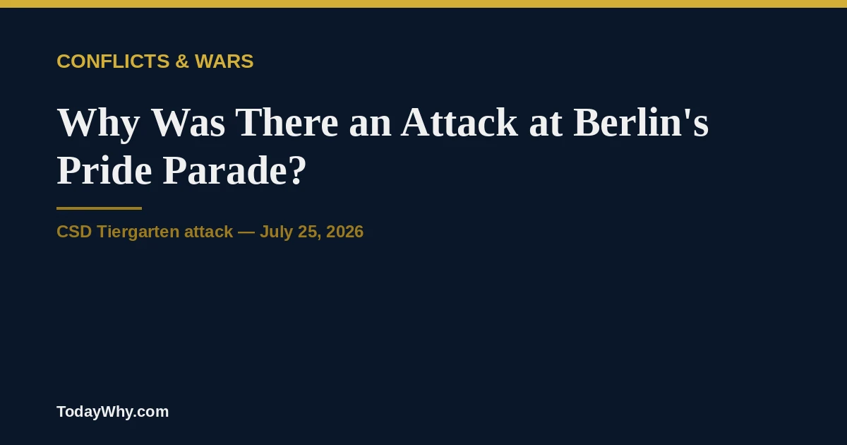 Berlin Pride attack: Suspect, motive explained