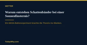 Warum entstehen Schattenbänder bei einer Sonnenfinsternis? 11 Warum entstehen Schattenbänder bei einer Sonnenfinsternis?