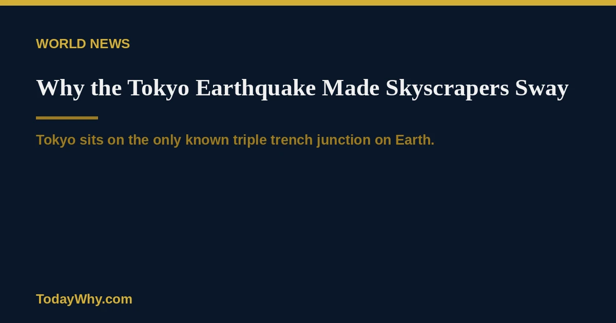 Tokyo earthquake magnitude 5.9: Why buildings swayed after the Ibaraki quake