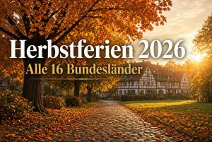Wann sind die Herbstferien 2026? Alle 16 Bundesländer im Überblick 8 Wann sind die Herbstferien 2026? Alle 16 Bundesländer im Überblick