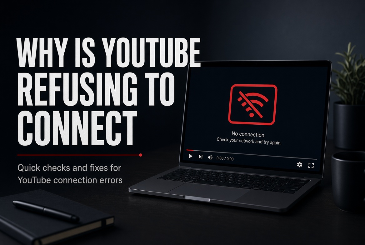 Why is YouTube refusing to Connect? Fixes for embeds and browsers