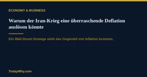 Warum der Iran-Krieg eine überraschende Deflation auslösen könnte