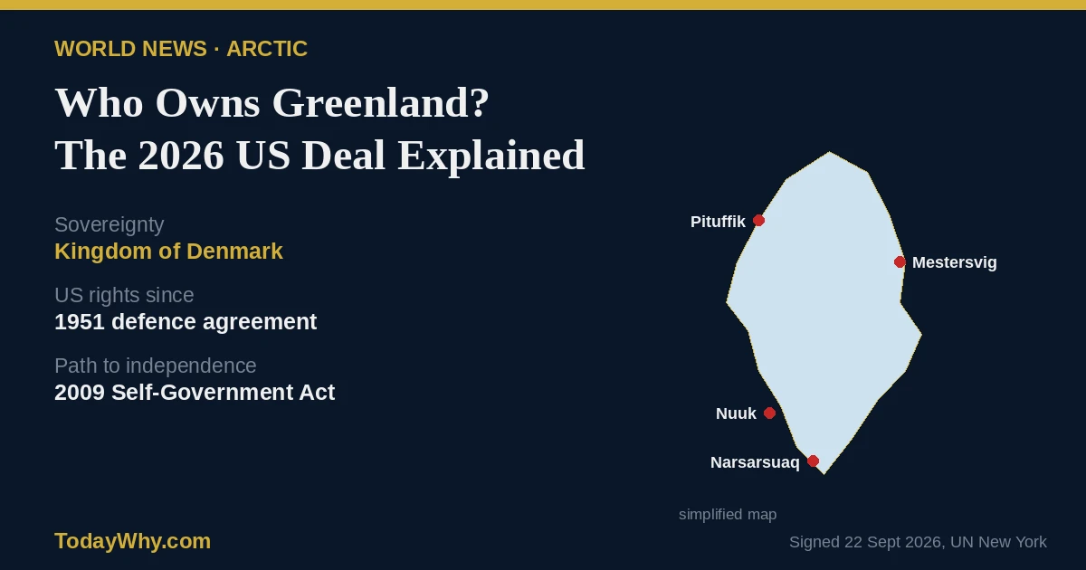 Who owns Greenland? The US-Denmark security deal explained