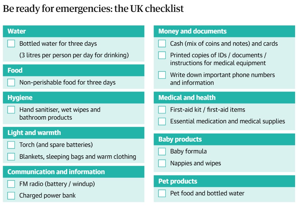 The Emergency Stockpiling Checklist (For Every Household)